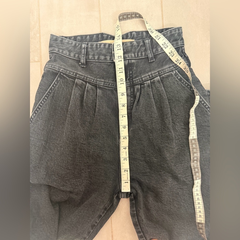 Stoned Immaculate High Waisted Skinny Jeans Black Size 25 - Picture 8 of 8